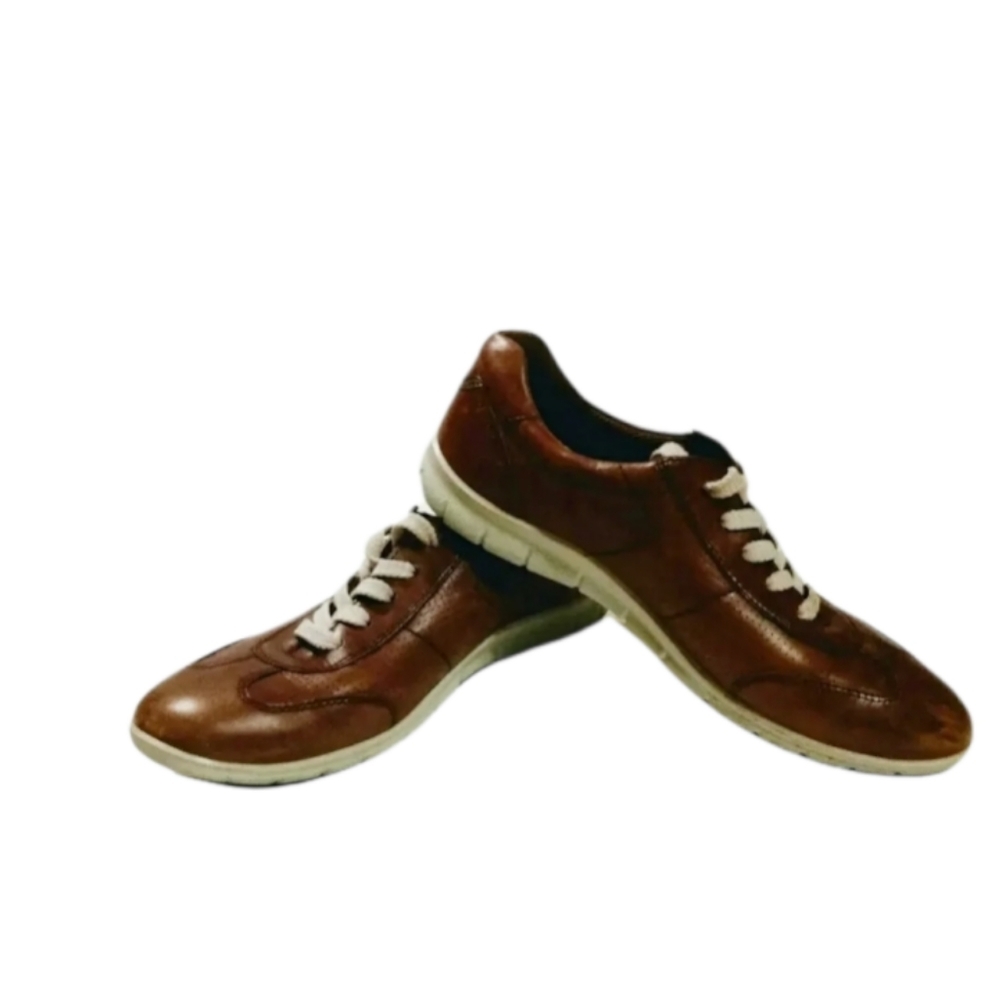 Ecco Babette Sneakers 39 8-8.5 Women's Brown Casual Footwear Shoes